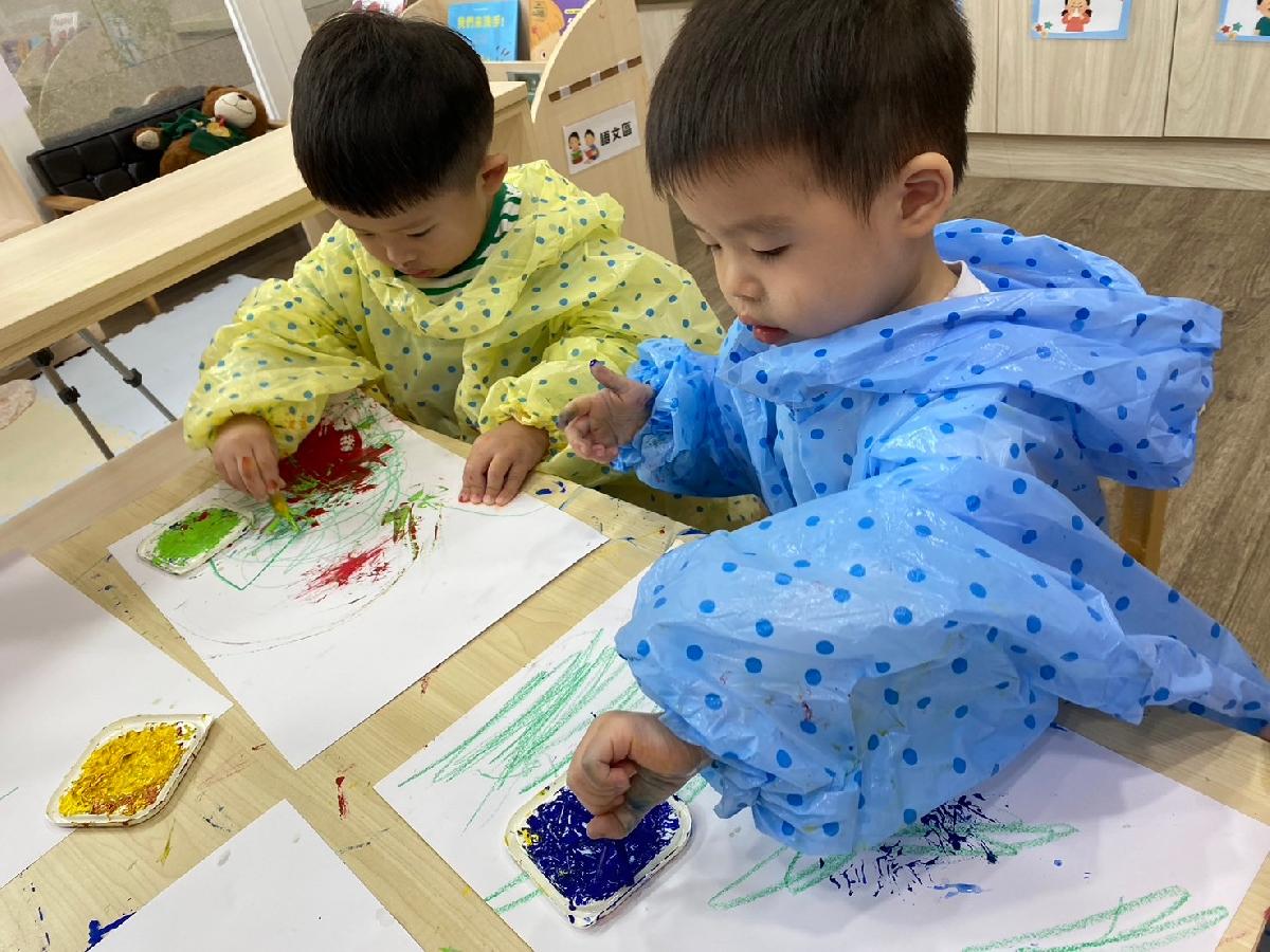 花形蓋印-顏色創作